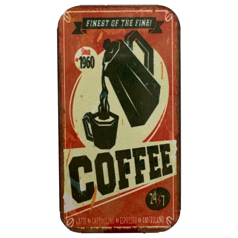 Μεταλλική Πινακίδα Με Μαγνήτη Retro – 10,5 × 5,5 cm Σχ.51