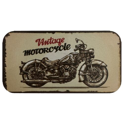 Μεταλλική Πινακίδα Με Μαγνήτη Retro – 10,5 × 5,5 cm Σχ.98