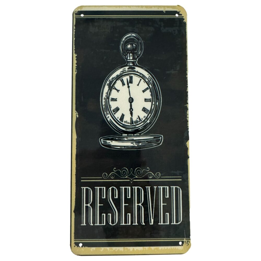 Μεταλλική Πινακίδα Retro – 24,5 × 11,5 cm Σχ.22